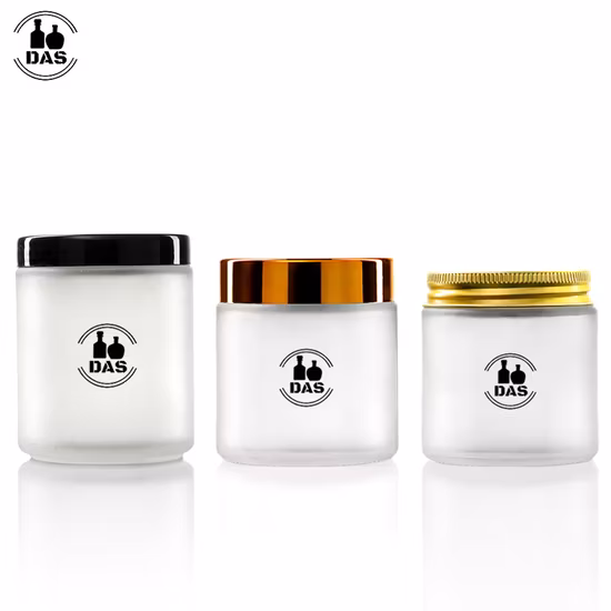 Grand pot cosmétique en plastique rond de luxe acrylique 100g 150g