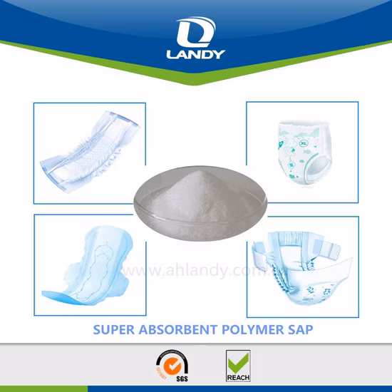 Matériau absorbant l'eau Sap Polymère super absorbant
