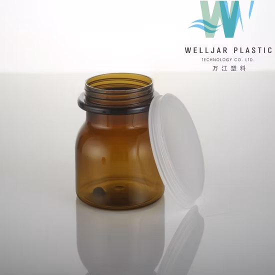 Bouteille d'emballage 180g Pot cosmétique en plastique pour animaux de compagnie