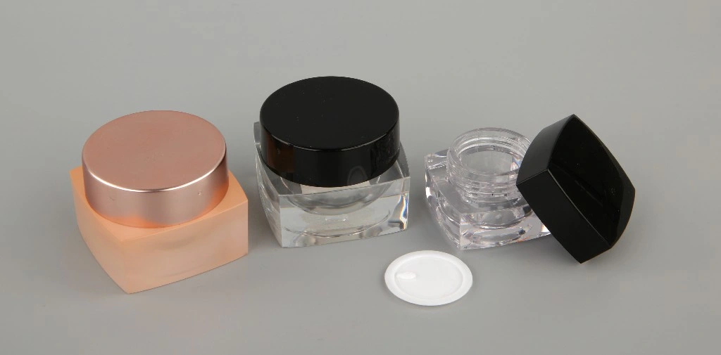 12ml 24ml 48ml 58ml Acrylic Cream Jar Wholesale Container Sealing Plastic Cosmetic Jars