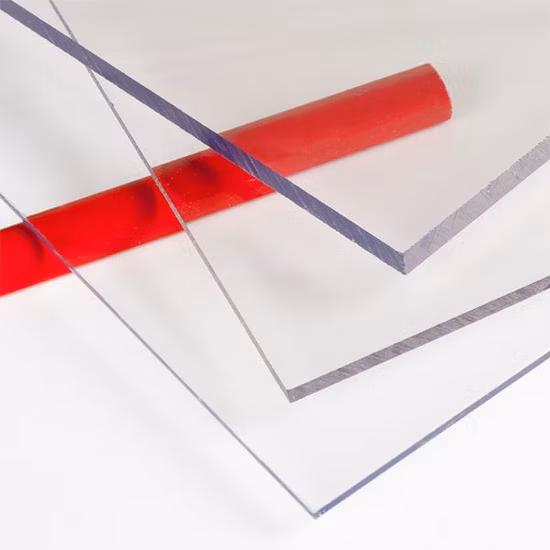 Feuille PETG en plastique dur pour animaux de compagnie anti-rayures transparente pour panneau de meubles