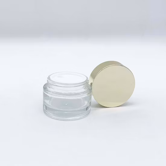 Pots en plastique de crème de soin des ongles noirs de lotion faciale cosmétique de luxe 50g vides avec des couvercles