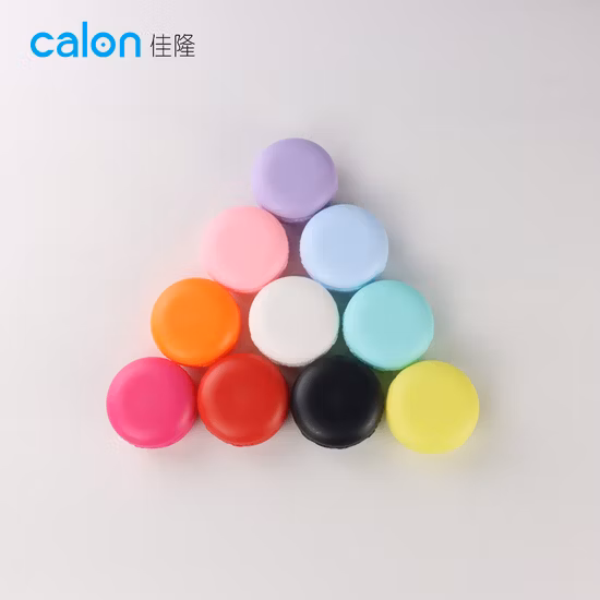 Pot de distribution de fond de teint liquide cosmétique en plastique Macaron Cream 10g