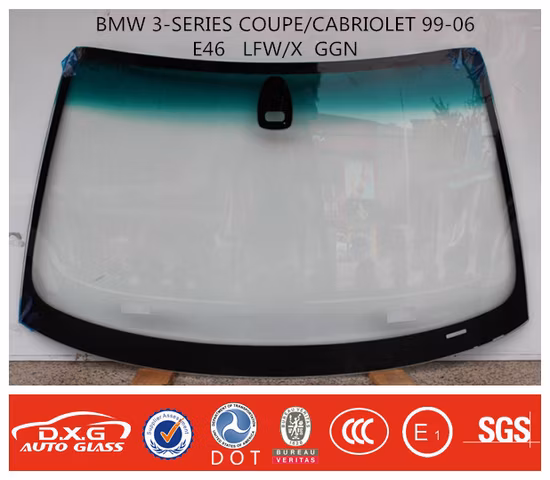 Vitre d'auto pour BMW Série 3 Coupé/Cabriolet 1999-2006 Vitre avant